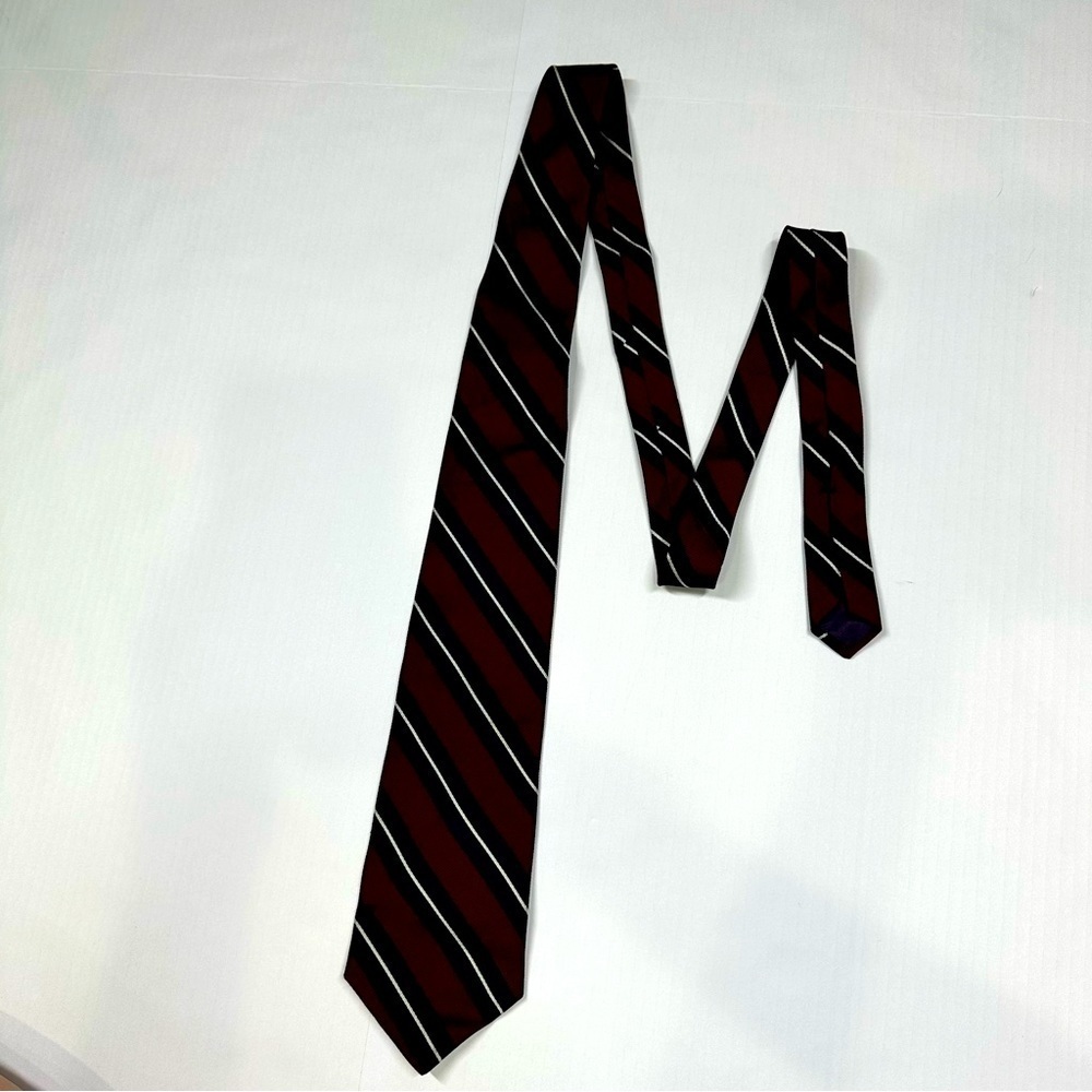 BERT PULITZER Vintage Striped Silk Tie